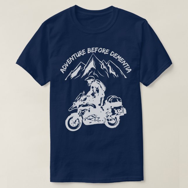 T-shirt Aventure avant la démence Funny Mountain Adventure (Design devant)