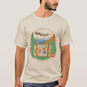T-shirt Aventure Await - Voyage & Explore Tee