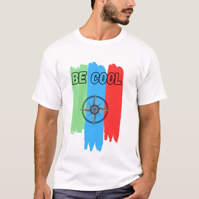 T-Shirt Aventure Boussole Moderne - Couleur "Sois  (Devant)