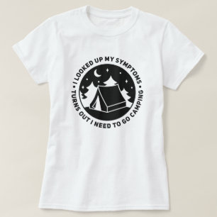 T-shirt aventure Camping en plein air