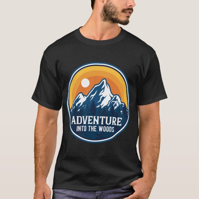 T-shirt aventure dans les bois (Devant)