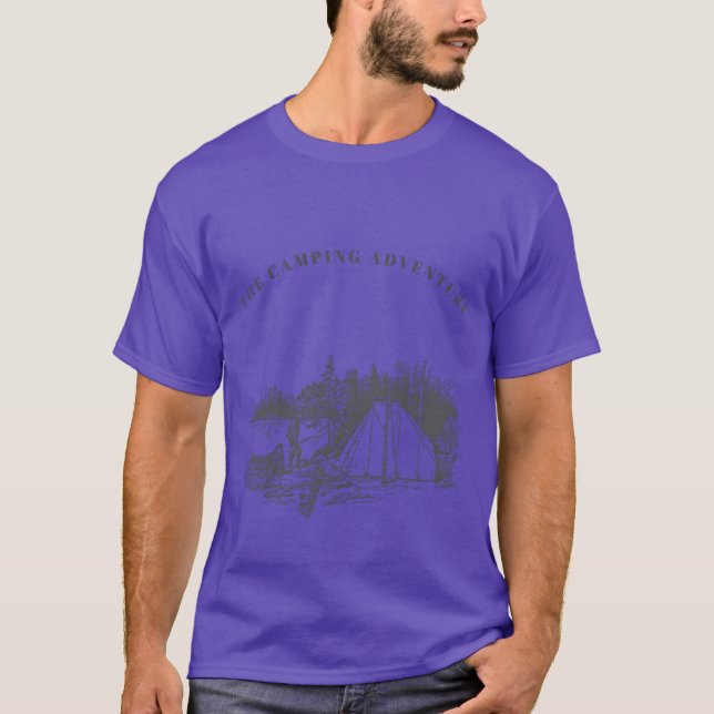 T-shirt Aventure de camping garçon (Devant)