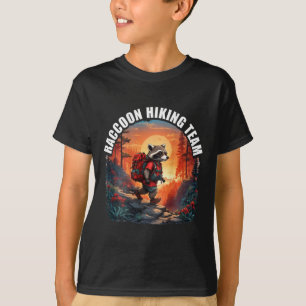 T-shirt Aventure de camping nature Raton laveur Randonnée