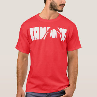 T-shirt Aventure de camping randonnée amis