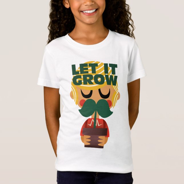 T-Shirt Aventure de croissance de moustache (Devant)