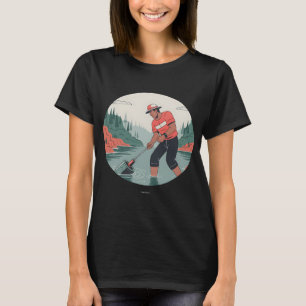 T-shirt Aventure de détection de métaux Magnet Fisher – Gr