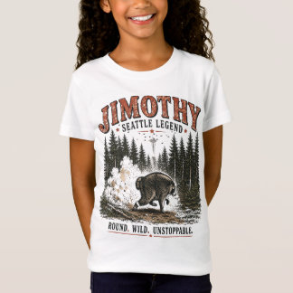 T-Shirt Aventure de forêt de faune vintage de Jimothy Racc