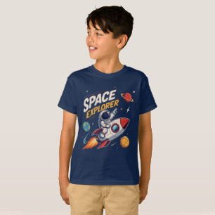 T-shirt Aventure de fusée d'explorateur spatial