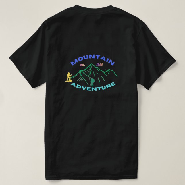 T-Shirt Aventure de Montagne (Design dos)