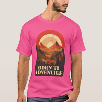 T-shirt Aventure de nature de survie en plein air Camping