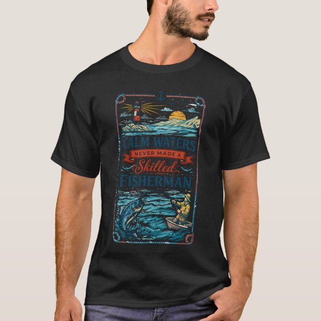 T-shirt Aventure de pêche  (Devant)