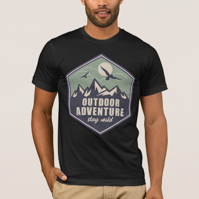 T-shirt Aventure de plein air Citations drôles de camping  (Devant)
