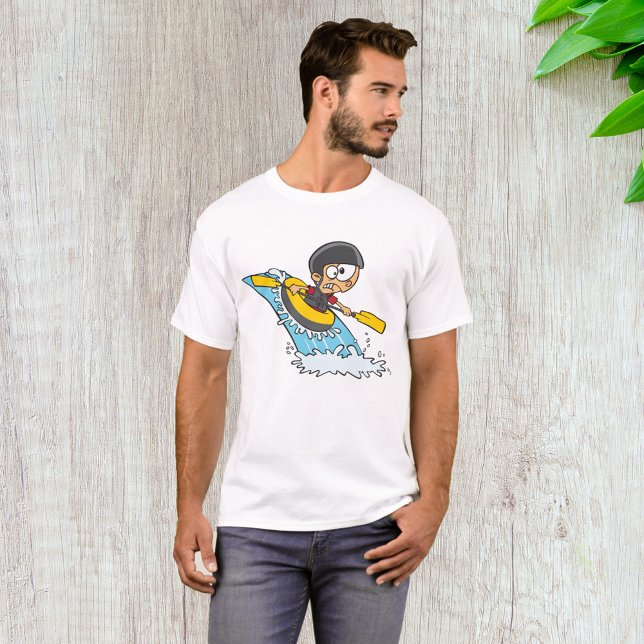T-shirt Aventure de rafting en eau vive avec Scared Boy (Créateur téléchargé)