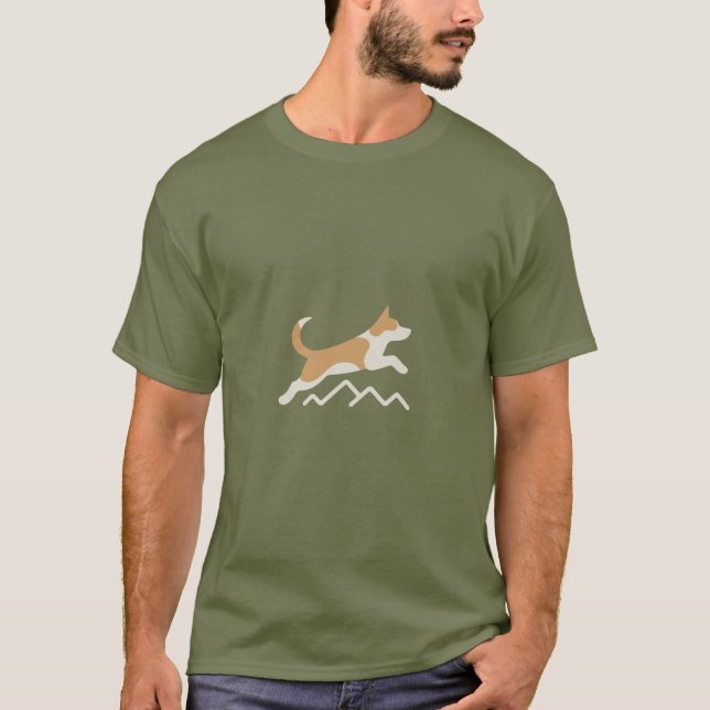 T-shirt aventure de randonnée (Devant)