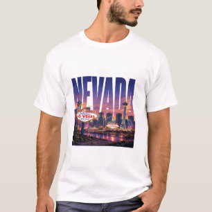 T-shirt Aventure du ciel du désert de Las Vegas Nevada