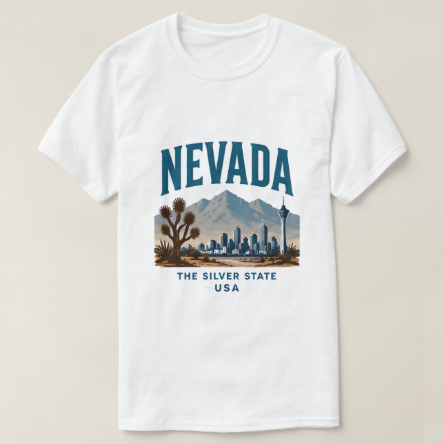 T-shirt Aventure du désert du Nevada (Design devant)