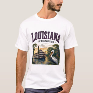T-shirt Aventure du patrimoine des bayous de Louisiane
