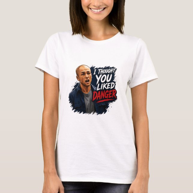 T-shirt Aventure et danger (Devant)