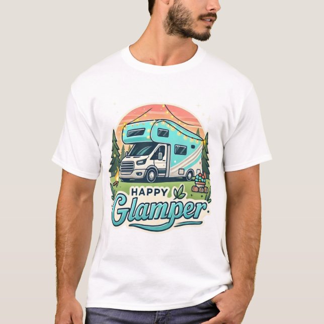 T-shirt aventure Glamper RV (Devant)