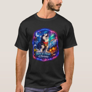 T-shirt Aventure Husky – “Née pour hurler aux horizons.”