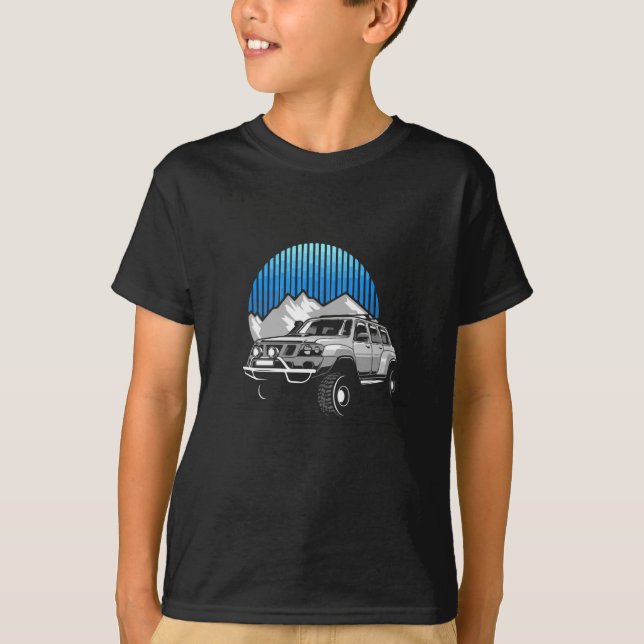 T-shirt Aventure Jeep Life Wild (Devant)