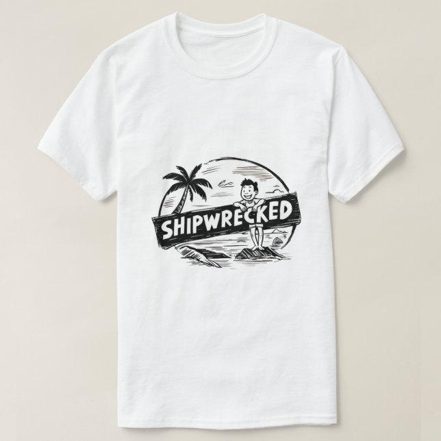 T-shirt Aventure nautique (Design devant)