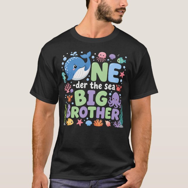 T-shirt Aventure nautique de créatures océaniques sous la  (Devant)