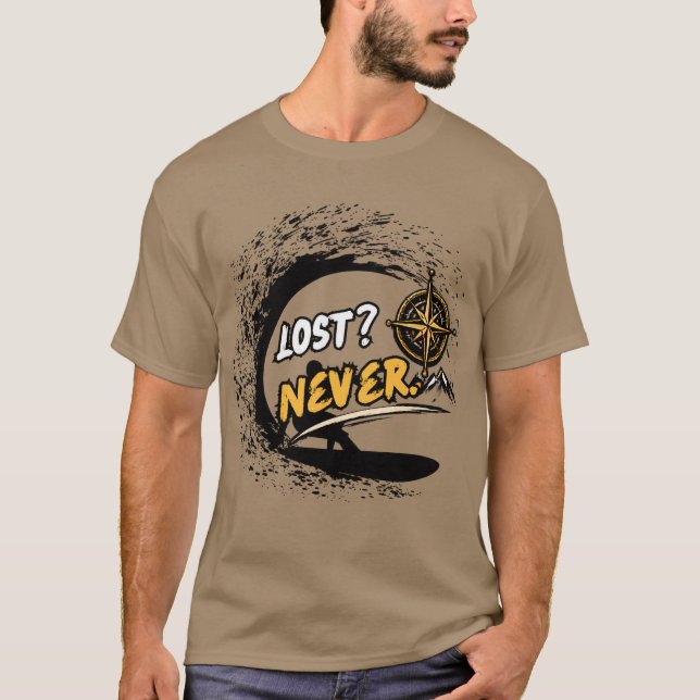 T-Shirt Aventure Never Lost (Devant)