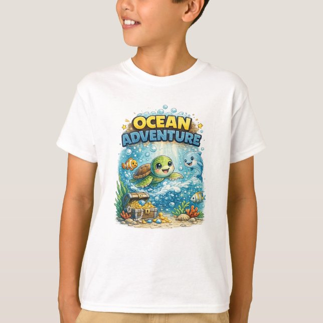 T-shirt Aventure Océanique (Devant)