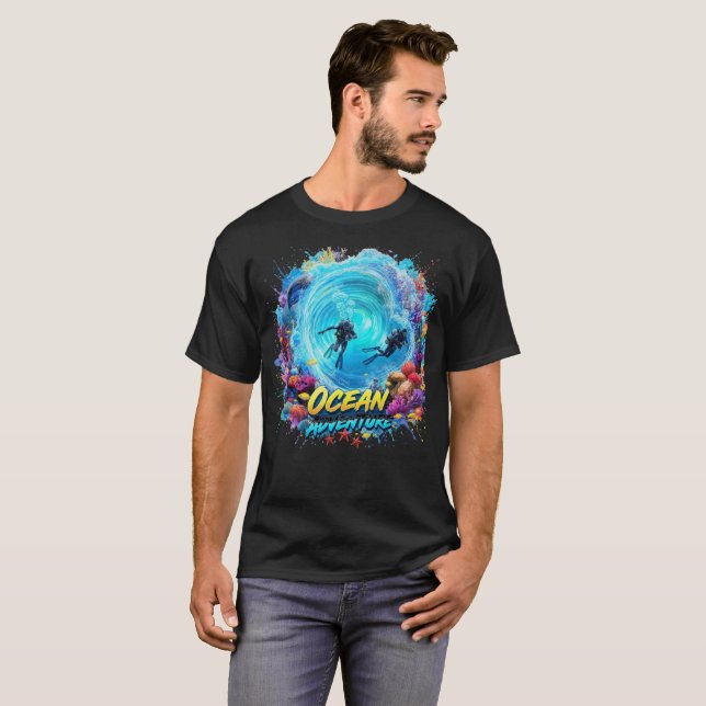 T-shirt Aventure Océanique  (Devant entier)