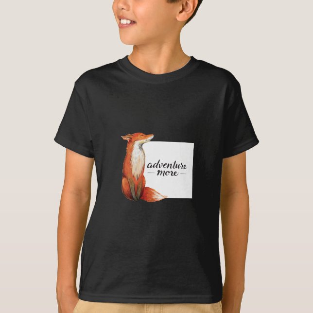 T-shirt aventure plus renard (Devant)