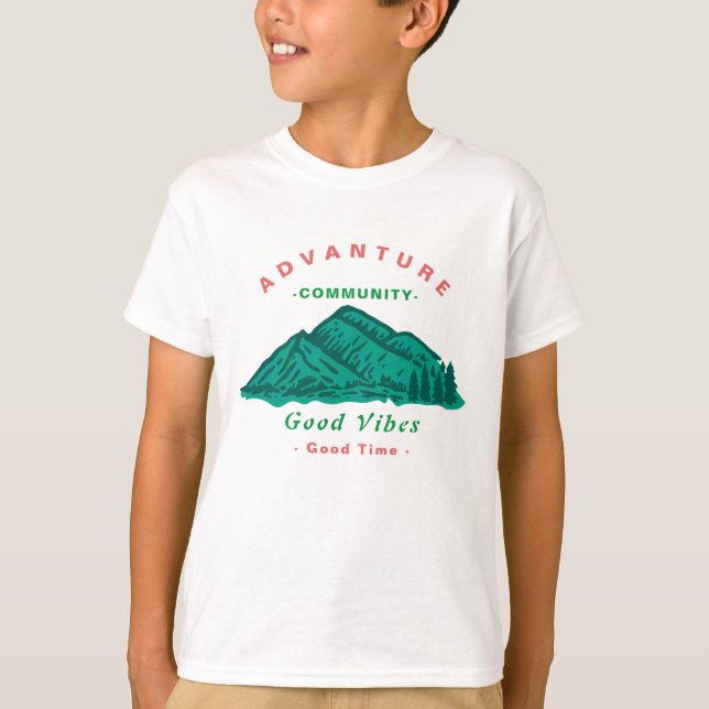 T-shirt Aventure pour enfants (Devant)