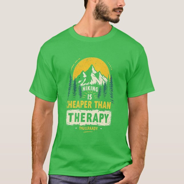T-shirt Aventure pour hommes randonnées (Devant)