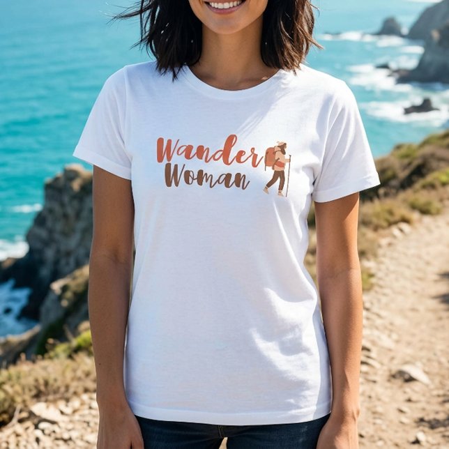 T-Shirt Aventure Randonnée Femme Wander (Wander Woman Hiking Adventure T-Shirt)