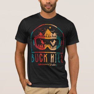T-shirt Aventure Ski Retro Buck Hill