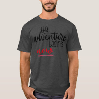 T-shirt Aventure Slogan Voyage Camper Funny Bachelor