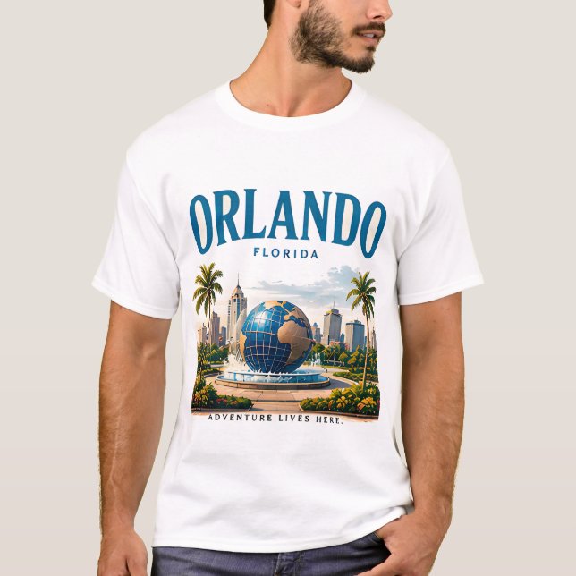 T-shirt Aventure soleil d'Orlando (Devant)