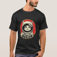 Aventure Spatiale de Chat Astronaute Style Japonai