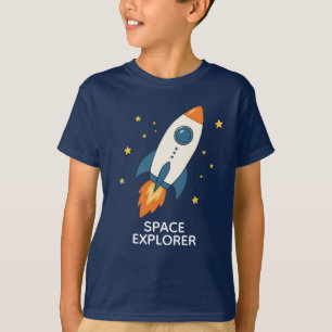 T-shirt Aventure spatiale de la fusée de l'explorateur spa
