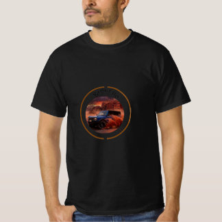 T-shirt Aventure tout-terrain 4x4 dans le désert