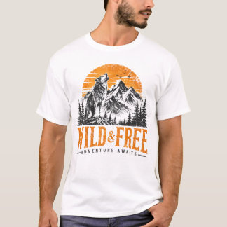 T-Shirt Aventure Wolf Mountain Parc National