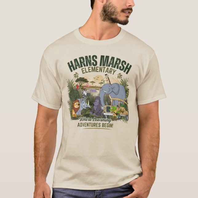 T-shirt Aventures dans l'apprentissage (Devant)