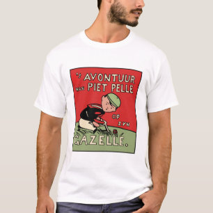 T-shirt Aventures de bicyclette de Piet Pelle