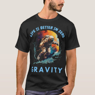 T-shirt Aventures de gravité zéro avec les astronautes