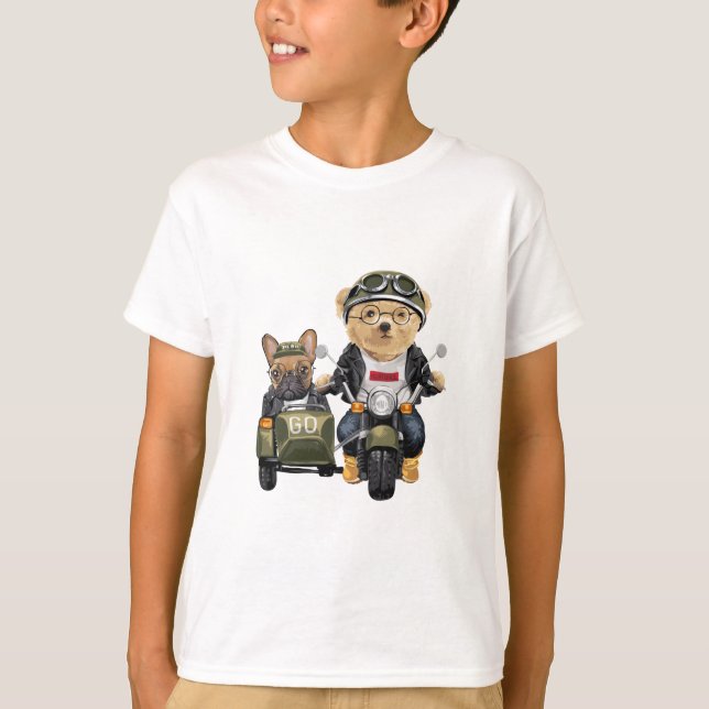 T-shirt Aventures de Pee Wee et Meatball (Devant)