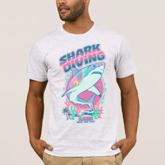 T-shirt Aventures de plongée aux requins des Keys de Flori