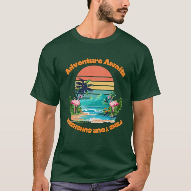 T-shirt Aventures d'été  (Devant)