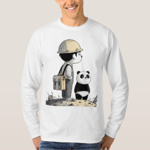 T-shirt Aventures du jeune ingénieur et de son panda