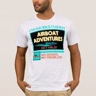 T-shirt Aventures en aéroglisseur dans les Everglades Flor
