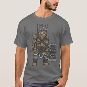 T-shirt aventurier Australian Silky Terrier gladiateur